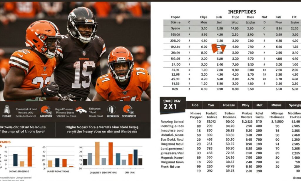 Browns vs Broncos Player Stats Breakdown 2025
